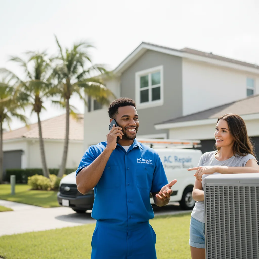 AC Repair Pompano Beach customer support in Brodheadsville